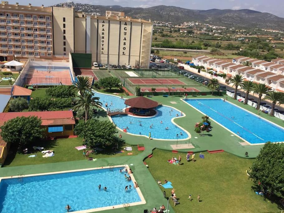 Apartamento ÁTICO-DUPLEX EN URB. PEÑISMAR en 1ª línea de playa Peñíscola Exterior foto